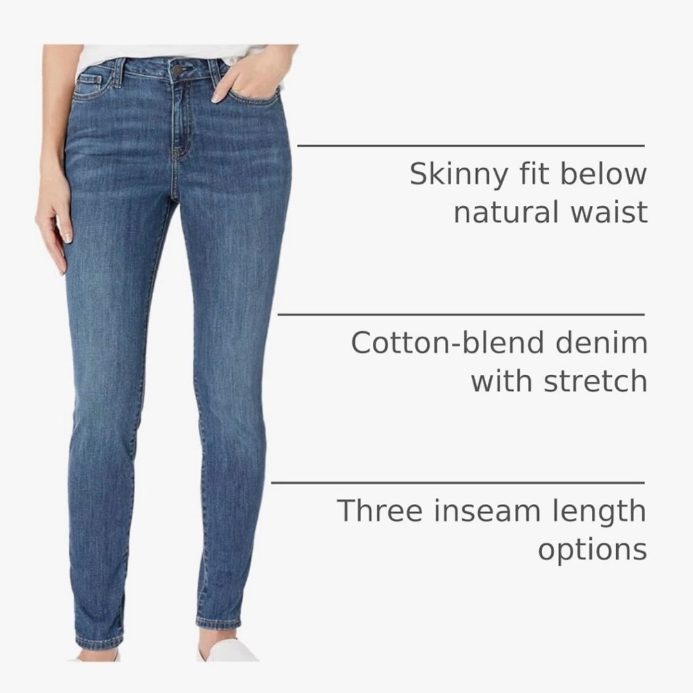 Amazon Essentials Slim Blue Jeans NWT - Picture 3 of 6